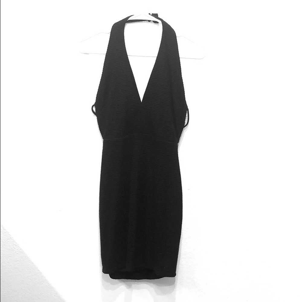 Black cocktail dress